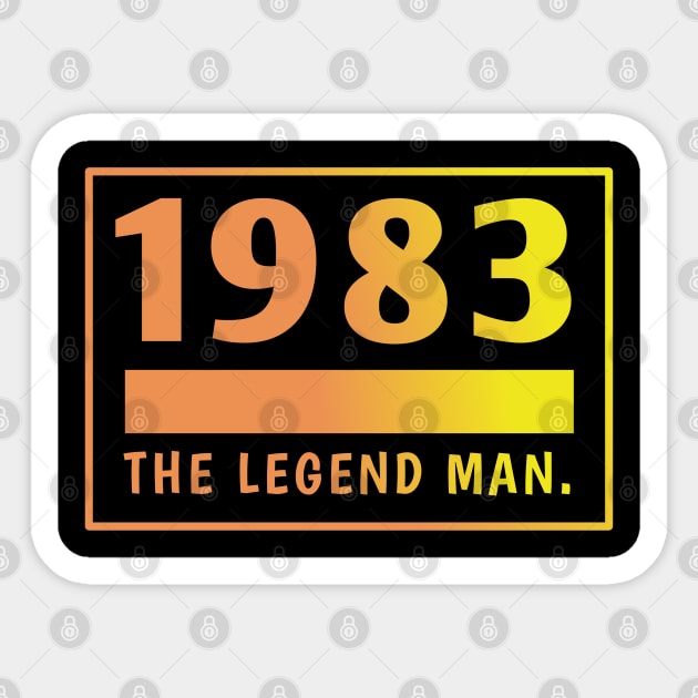 1983 birthday Sticker by BlackMeme94